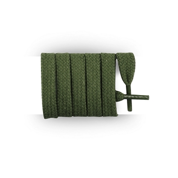 Olive green shoelaces length 40 cm