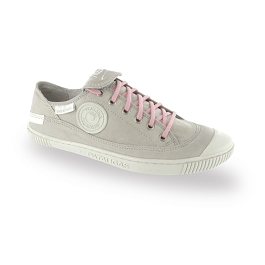 Flat trainers clove pink cotton shoe laces length 70 cm