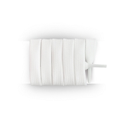 White football shoelaces 110 cm