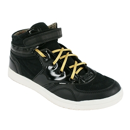 Flat trainers golden Lurex shoe laces length 70 cm