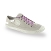 Flat trainers lavender cotton shoe laces length 40 cm
