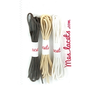 Moka case round and thin laces 180 cm