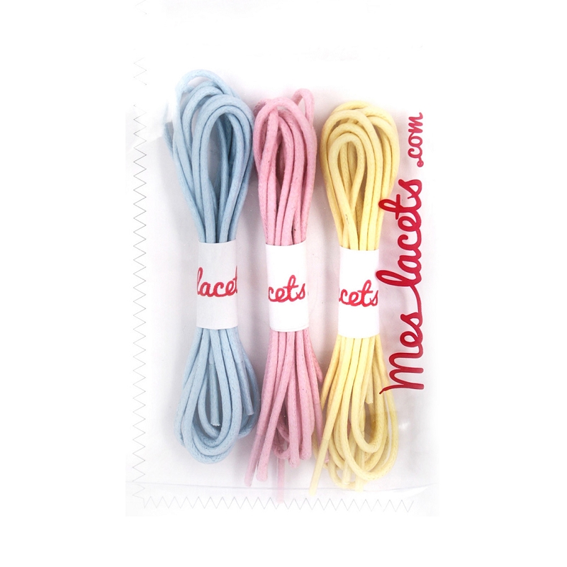 pastel shoelaces