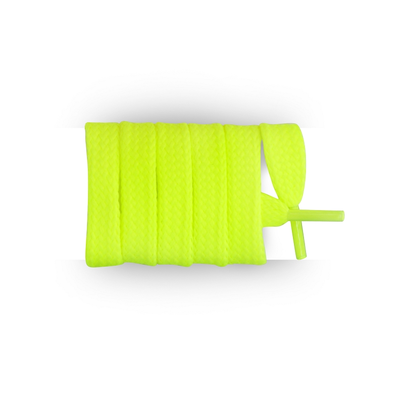 Buy Flat and fat laces neon yellow 90 cm