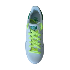 Sports shoes laces / flat sportswear neon yellow synthetic shoe lace length 110 cm