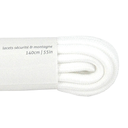 Laces hiking moutain security 140 cm white