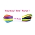 Sport shoes laces rainbow flat shoes cotton lace length 90 cm