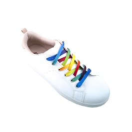 Sport shoes laces rainbow flat shoes cotton lace length 110 cm