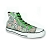 Lace your shoes with these coloured flat neon green shoelaces.