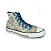 Sport shoes laces / sportswear blue flat shoes cotton lace length 90 cm