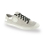 Flat black shoelaces for trainers, cotton shoe laces length 55 cm