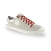 Flat trainers red cotton shoe laces length 55 cm