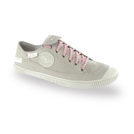 Flat trainers clove pink cotton shoe laces length 40 cm