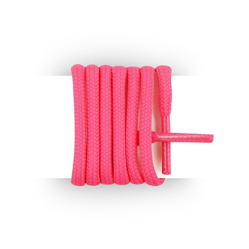 Shoes laces round and thick cotton 90 cm neon pink