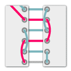 'Hidden / Overlapped' method for tying shoelaces