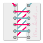 'Z' method for tying shoelaces