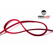Silicone laces running and trail 110 cm red