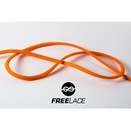 Silicone laces running and trail 110 cm neon orange