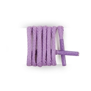 Round business shoes waxed cotton lavender laces length 60 cm